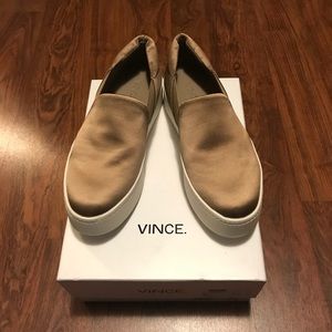 Vince Warren Satin Slip On NWT $225